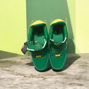 Nike Kids Vibrant Green and Yellow Sneakers